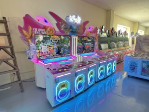 Machine de divertissement de luxe commerciale en gros, à monnayeur, multi-écrans, pour 6 joueurs, type 'Yu Long Feng Wu', thème pêche, pour salles d'arcade - Product Image 2
