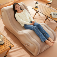 Fauteuil gonflable géant de luxe moderne, imperméable, avec pompe à air intégrée, gonflage automatique, pour salon et extérieur
