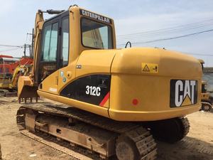 Excavadora de cadenas Caterpillar 312 usada, robusta y duradera, de 12 toneladas, modelos 312B, 312C, 312D, para mantenimiento de carreteras. - Product Image 6