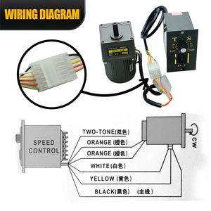 มอเตอร์ 15 วัตต์ 110/220/380 โวลต์ มอเตอร์เหนี่ยวนำแบบมีเกียร์ มอเตอร์เกียร์ไฟฟ้ากระแสสลับ 15 วัตต์ พร้อมตัวควบคุมความเร็ว - Product Image 5