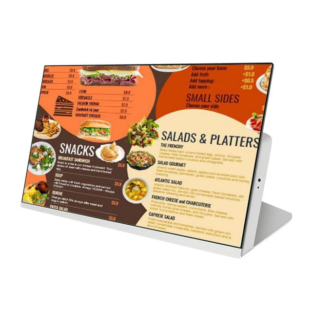 21.5 23.8 Inch Indoor Android Tablet Commercial Display Restaurants Stand Mount Advertising Menu Self-Service Business Elevator