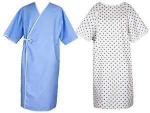Bata de hospital Enfermera Uniforme Doctor Bata Paciente Bata - Product Image 3
