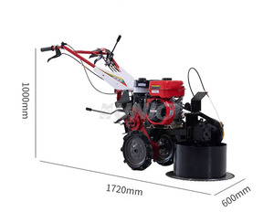 Desbrozadora de arrastre UNIO para vegetales, corte de cacahuetes, zanahorias, ajo, hierba y granos - Alta productividad, 500 mm de ancho de trabajo - Product Image 2