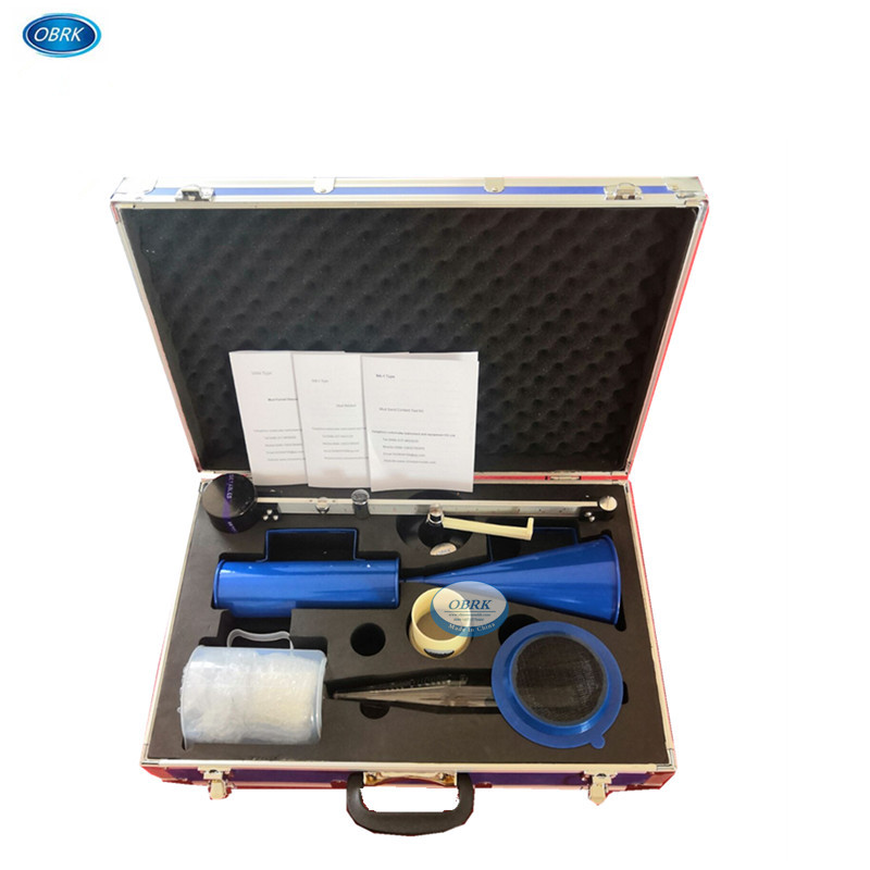 (Barro equilibrio Marsh embudo viscosímetro arena contenido Kit) Cemento hidrómetro barro traje de tres piezas