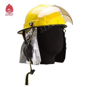 China factory firefighter helmet with visor glass faiber polycarbonate visor