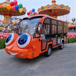 Voiture électrique de tourisme miniature personnalisée pour 8 passagers, avec un design de dessin animé mignon, pour adultes et enfants, navette avec design de dessin animé - Product Image 1