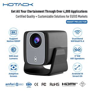 Proyector Hotack X5AR Full HD 1080p, Cine en Casa, Películas 8K, Proyector Portátil Inteligente con Android TV para Juegos - Product Image 1