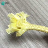 Cordon en aramide tressé ignifuge FR de 1 mm et 1,5 mm, résistant aux flammes, 150 lb, 300 lb, pour élingues minières et cerfs-volants de sécurité