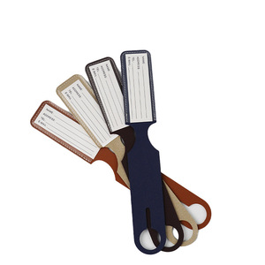 Valise d'<span class=keywords><strong>avion</strong></span> de voyage en gros étiquettes de voyage bagages en cuir PU carte nominative LOGO étiquette de <span class=keywords><strong>bagage</strong></span> en cuir imprimé - Product Image 6