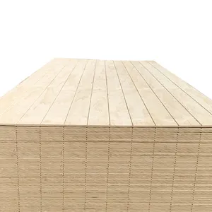 Fornitore per compensato intagliato in legno laminato croce di betulla di pioppo da 1220*2440mm con rivestimento in impiallacciatura naturale