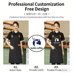 Delantal de Lona con Logotipo Personalizado para Barista, Floristería, <span class=keywords><strong>Barber</strong></span>ía, Estilista, Artista Floral, Restaurante, Bar, Ropa de Trabajo - Product Image 5