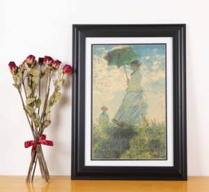 Cadre <span class=keywords><strong>photo</strong></span> double tapis 13x19 pouces, cadre de peinture à l'huile <span class=keywords><strong>célèbre</strong></span> Van Gogh, cadre d'art MDF - Product Image 2