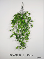 EG-J359 Plante artificielle en rotin, herbe, décoration pour hôtel et restaurant, plantes vertes, lierre, vigne artificielle suspendue pour plafond