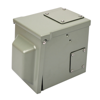 Boîte de prise de courant 50 ampères pour camping-car, prise 125/250 volts NEMA 14-50R RV, panneau électrique extérieur verrouillable résistant aux intempéries pour camping-car