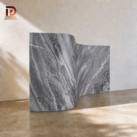 Panneau mural en pierre souple durable MCM, panneau mural en porcelaine souple, classe A, ignifuge, pour la rénovation des murs extérieurs