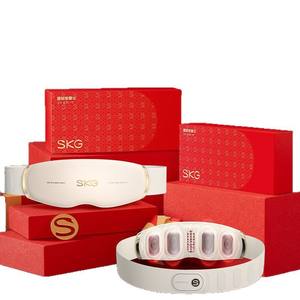 Ceinture de massage lombaire SKG G5 édition limitée blanche avec chauffage, rechargeable par USB, pour le soutien de la taille - Product Image 1