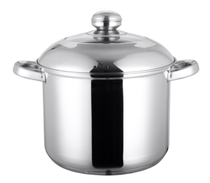 Juego de 10 Ollas para Sopa de Acero Inoxidable con Tapa - Product Image 4