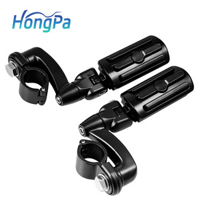 Poggiapiedi del pedale della protezione del motore della pedana del motociclo della barra dell'autostrada in alluminio per Harley - Product Image 2