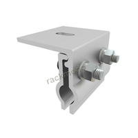 Rackmodo - Pince de fixation de toit en aluminium et acier inoxydable anodisé, résistante au sel et aux vents forts, pour montage solaire à joint debout, installation rapide