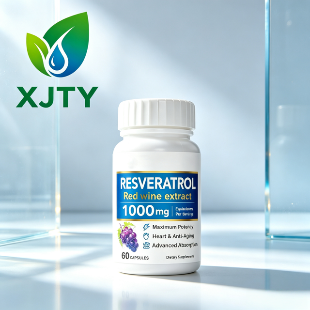 OEM Private Label Resveratrol Natural Antioxidant Immune Support Anti-Fatigue Metabolism Supplement for Adults