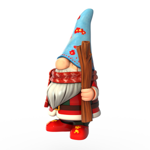 Wholesale Custom Weather-Resistant Resin Gnome with Walking Staff Decorative Lawn Accent for High-End Garden Décor Suppliers