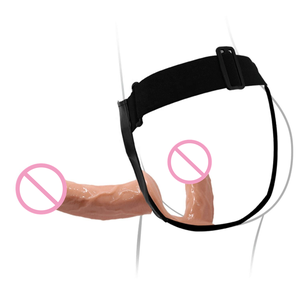 Горячая новинка 2025: Двусторонние кожаные штаны с реалистичным дилдо – носимая сексуальная игрушка для лесбиянок и геев - Product Image 5