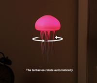 Nouvelles lampes à induction intelligentes à capteur, lampe méduse flottante rechargeable, lumière d'ambiance créative, jouets lumineux