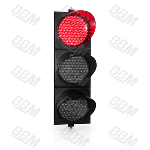 Feux de signalisation routière rouges, verts et jaunes de 12 pouces avec lentille en toile d'araignée - Product Image 1