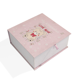 Biodegradable Luxury Baby <b>Memory</b> Gift <b>Box</b> Set with Accessories Custom Design Handmade Newborn Keepsake <b>Box</b> - Product Image 4