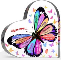 Plaque d'anniversaire en acrylique durable, motif floral, cadeau de mariage pour couple, joyeux anniversaire