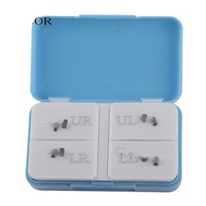 Matrici di prodotti ortodontici dentali 1 ° molare Bondable <span class=keywords><strong>Roth</strong></span> 022 Monoblock dentale tubo buccale - Product Image 3