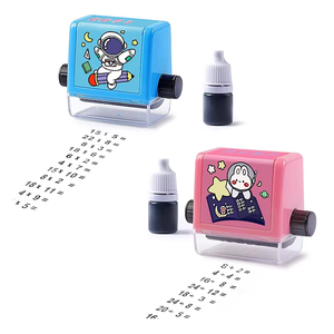 Sceau roulant pour exercices de mathématiques pour enfants, addition, soustraction, multiplication et division, sceau d'apprentissage pour l'addition et la soustraction - Product Image 1