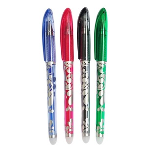 Stylos effaçables pour l'apprentissage des élèves, papeterie scolaire, promotion, encre bleue et rouge, largeur d'écriture de 0,5 mm, couleur bon marché - Product Image 3
