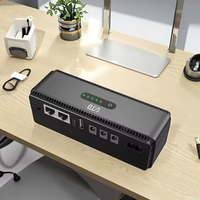 Router WiFi Mini UPS 5V USB 10000mAh, Router dengan kamera cadangan baterai 9V 12V DC 24V POE fase tunggal UPS Mini
