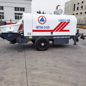 Concrete Pump <b>Machine</b> Heavy Duty Automatic Trailer Small Concrete Pump <b>Machine</b> Pumping With Free Pipes - Product Image 1