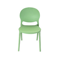 Chaise à dossier empilable en plastique épaissi, style moderne et minimaliste, pour extérieur, stands alimentaires, marchés nocturnes, barbecue, mobilier domestique