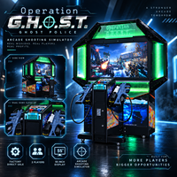Machine de jeu d'arcade de tir à monnayeur de 55 pouces, jeu de tir commercial Ghost Shooting pour centre de divertissement intérieur
