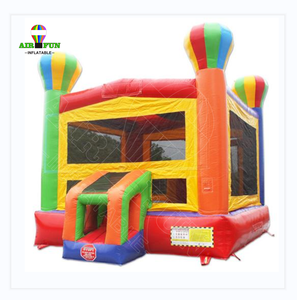 Airfun Kids Play Balloon Rainbow Gonflable Jump Bouncy Castle Bounce House With ballons - Product Image 1
