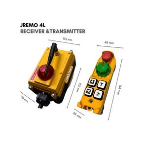 Télécommande radio industrielle avec potentiomètre pour camions-échelles et ferme intelligente, AC/DC, JEICO JREMO 4L Fabriqué en Corée - Product Image 5