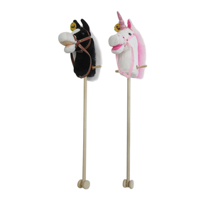 Vente chaude Licorne <span class=keywords><strong>Hobby</strong></span> <span class=keywords><strong>Horse</strong></span> avec son-Jouet de bâton d'équitation en peluche pour enfants Jeu interactif - Product Image 1