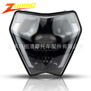 ไฟหน้ารถมอเตอร์ไซค์ Zuqing รุ่น Hl352 สำหรับรถ KTM ออฟโรด รูปทรงวงรี พร้อมไฟ DRL - Product Image 1