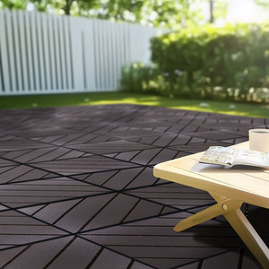 Hot bán nhựa ngoài trời như sàn gỗ lồng vào nhau WPC boong gạch - Product Image 4