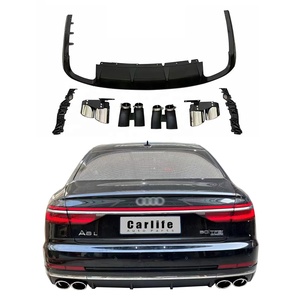 Diffuseur arrière performance modèle <span class=keywords><strong>S8</strong></span> pour Audi <span class=keywords><strong>A8</strong></span> D5 à <span class=keywords><strong>S8</strong></span> diffuseur arrière look - Product Image 1