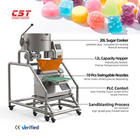 Machine de dépose de bonbons gélifiés industrielle LST de qualité supérieure, nouvelle, avec trémie de 12 L, pour la production de chocolat au lait/gelée en usine de snacks