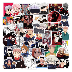 Paquete de 100 Pegatinas Japonesas de <span class=keywords><strong>Anime</strong></span>, Pegatinas de Vinilo Impermeables Personalizadas, Pegatinas de Dibujos Animados Japoneses para Impresión, Suministros para Álbumes de Recortes - Product Image 6