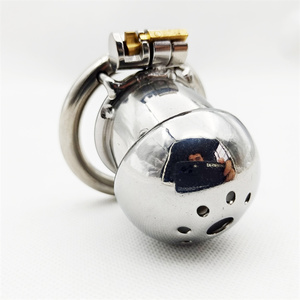 男性不锈钢公鸡笼带带刺防脱环贞洁装置环带隐形新锁性玩具 - Product Image 4