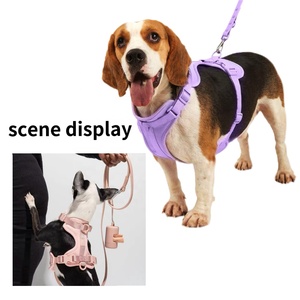 <strong>2026</strong> Hot Sale Waterproof Adjustable Luxury Custom <strong>Pet</strong> Dog <strong>Collar</strong> Leash Harness Set - Product Image 3