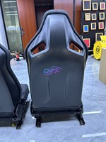 Sièges baquet de luxe sport racing pour voiture, avec panneau en fibre de carbone personnalisé et revêtement en cuir, version améliorée RS pour Audi A3 A4 A5 A6 A7 Q3 Q5 Q7 Q8