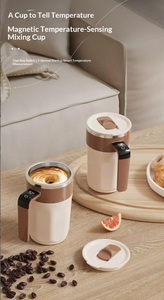 Caneca de Café com Misturador Magnético Automático, Copo de Mistura Magnética com Tampa para Caneca de Mistura Automática para Café e Leite G25-937 - Product Image 5