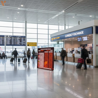 Tablero de Visualización de Tipo de Cambio de Divisas Electrónico Digital LED para Bancos, Venta al por Mayor
